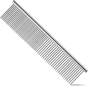 Stainless Steel Pet Dog Grooming (Silver Comb) Stainless Steel Pet Dog Grooming (Silver Comb)