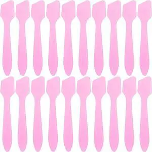 Tbestmax 300 PCS Mini Cosmetic Spatulas 3.2" x 0.6" Disposable Makeup Spatulas, Plastic Spatulas Pink Facial Creams Skin Care Spatulas Tbestmax 300 PCS Mini Cosmetic Spatulas 3.2" x 0.6" Disposable Makeup Spatulas, Plastic Spatulas Pink Facial Creams Skin Care Spatulas