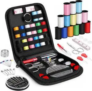 Coquimbo Sewing Kit Mini Travel, Dorm Room Essentials for Girls (Black, S) Coquimbo Sewing Kit Mini Travel, Dorm Room Essentials for Girls (Black, S)