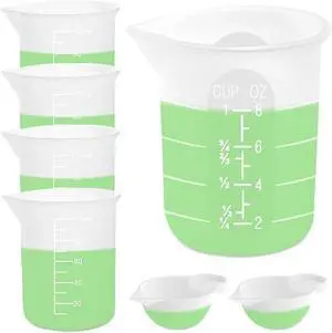 7 PCS Silicone Measuring Cups Kits,1 PCS 250ml Silicone Cups,4 PCS 100ml Non-Stick Mixing Cups,2 PCS 10ml Silicone Mold Cup Dispenser, for Casting Moulds,Jewelry Making,DIY,Crafts 7 PCS Silicone Measuring Cups Kits,1 PCS 250ml Silicone Cups,4 PCS 100ml Non-Stick Mixing Cups,2 PCS 10ml Silicone Mold Cup Dispenser, for Casting Moulds,Jewelry Making,DIY,Crafts