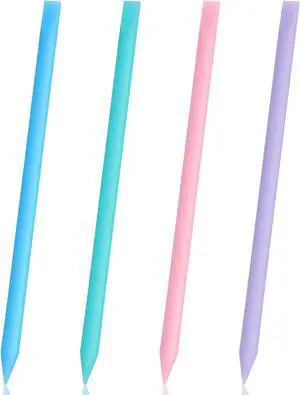 Gartful 4PCS Pointed Silicone Stir Sticks, Reusable Mixing Sticks for Epoxy Resin, Paint, Making Glitter Tumblers Cups, Arts, Crafts, Facial Mask Stirring Rods, 4 Colors Gartful 4PCS Pointed Silicone Stir Sticks, Reusable Mixing Sticks for Epoxy Resin, Paint, Making Glitter Tumblers Cups, Arts, Crafts, Facial Mask Stirring Rods, 4 Colors