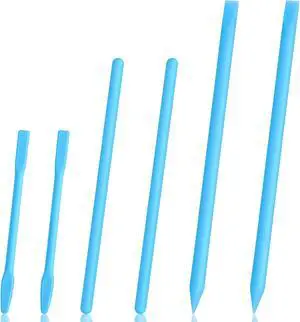 Gartful 6PCS Silicone Stir Sticks, Reusable Mixing Sticks for Epoxy Resin, Paint, Making Glitter Tumblers Cups, Arts, Crafts, Facial Mask Stirring Rods, Blue Gartful 6PCS Silicone Stir Sticks, Reusable Mixing Sticks for Epoxy Resin, Paint, Making Glitter Tumblers Cups, Arts, Crafts, Facial Mask Stirring Rods, Blue