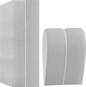 Sticky Back Strips with Adhesive, Melsan Industrial Strength Mounting Tape | Self Adhesive Interlocking Tape Fastener for House, Workshop, Garage | Gray, 12 Pairs 1x7 Inch Sticky Back Strips with Adhesive, Melsan Industrial Strength Mounting Tape | Self Adhesive Interlocking Tape Fastener for House, Workshop, Garage | Gray, 12 Pairs 1x7 Inch