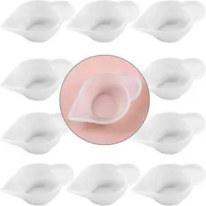 AUEAR, 10 Pack Silicone Mold Cup Dispenser Mini Measuring Mixing for DIY Jewelry Making Epoxy Resin Craft AUEAR, 10 Pack Silicone Mold Cup Dispenser Mini Measuring Mixing for DIY Jewelry Making Epoxy Resin Craft