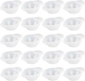 AUEAR, 20 Pack Silicone Mold Cup Dispenser Resin Mini Measuring Cups for DIY Epoxy Craft AUEAR, 20 Pack Silicone Mold Cup Dispenser Resin Mini Measuring Cups for DIY Epoxy Craft