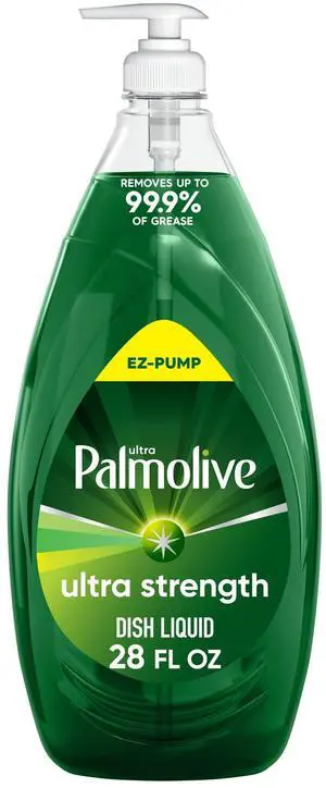 Palmolive 28oz EZPump Ultra Strength Dish Soap, HeavyDuty Grease Remover for Dishes, Food Containers and MultiPurpose Household Cleaning Palmolive 28oz EZPump Ultra Strength Dish Soap, HeavyDuty Grease Remover for Dishes, Food Containers and MultiPurpose Household Cleaning