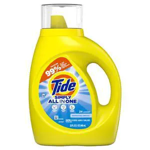 Tide 32oz Simply Laundry Detergent, Refreshing Breeze Fragrance, 24Load Concentrated Liquid for Cold and AllTemperature Laundry Cycles Tide 32oz Simply Laundry Detergent, Refreshing Breeze Fragrance, 24Load Concentrated Liquid for Cold and AllTemperature Laundry Cycles