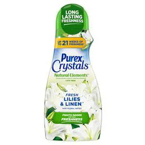 Purex 39oz Fresh Lilies & Linen Scent Booster Crystals, NatureInspired Floral Fragrance, OdorFighting Laundry Additive for All Wash Temperatures Purex 39oz Fresh Lilies & Linen Scent Booster Crystals, NatureInspired Floral Fragrance, OdorFighting Laundry Additive for All Wash Temperatures
