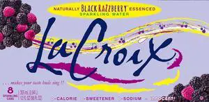 La Croix Black Razzberry Sparkling Water, 12 fl oz, Pack of 8, Zero Calorie Zero Sweetener, NonGMO Recyclable BPAFree Cans La Croix Black Razzberry Sparkling Water, 12 fl oz, Pack of 8, Zero Calorie Zero Sweetener, NonGMO Recyclable BPAFree Cans