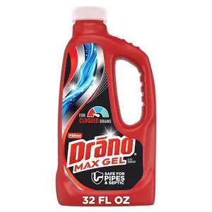 Drano Max Gel Drain Clog Remover & Cleaner, Safe for All Pipes/Septic, 32oz Drano Max Gel Drain Clog Remover & Cleaner, Safe for All Pipes/Septic, 32oz