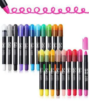 Mr. Pen Gel Crayons 20 Pack Twistable Non-Toxic Mr. Pen Gel Crayons 20 Pack Twistable Non-Toxic