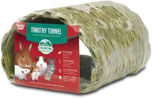 Oxbow Timothy Hay Tunnel for Guinea Pig, Rabbit, and Bunny - Edible Hideout Oxbow Timothy Hay Tunnel for Guinea Pig, Rabbit, and Bunny - Edible Hideout