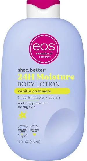Eos Shea Better Body Lotion 16fl oz Vanilla Cashmere 24-Hour Moisture Eos Shea Better Body Lotion 16fl oz Vanilla Cashmere 24-Hour Moisture