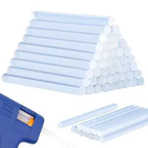 MAQIHAN 50PCS Clear Mini Hot Glue Sticks for Crafting MAQIHAN 50PCS Clear Mini Hot Glue Sticks for Crafting