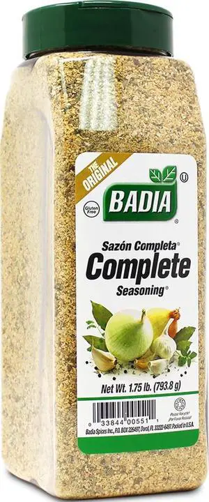 Badia Complete Seasoning 28oz, All-Purpose Spice Blend of Garlic, Onion, Salt, Pepper, Herbs & Spices - Savory Signature Blend Badia Complete Seasoning 28oz, All-Purpose Spice Blend of Garlic, Onion, Salt, Pepper, Herbs & Spices - Savory Signature Blend