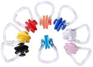 8 Pieces Silicone Swimming Nose Clip, Waterproof Nose Plug Protector for Kids and Adults, 8 Colors 8 Pieces Silicone Swimming Nose Clip, Waterproof Nose Plug Protector for Kids and Adults, 8 Colors