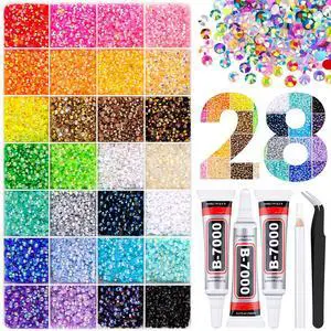 Tinkrstuff 38000pcs 3mm Jelly Rhinestones Bedazzling Kit Tinkrstuff 38000pcs 3mm Jelly Rhinestones Bedazzling Kit