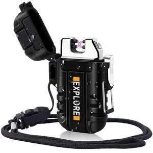 Rechargeable Dual Arc Plasma Lighter Waterproof Electric Rechargeable Dual Arc Plasma Lighter Waterproof Electric