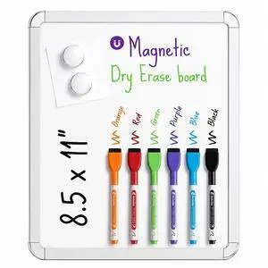 5" x 11" Magnetic Dry Erase Board for Fridge with 6 Magnetic Markers 5" x 11" Magnetic Dry Erase Board for Fridge with 6 Magnetic Markers