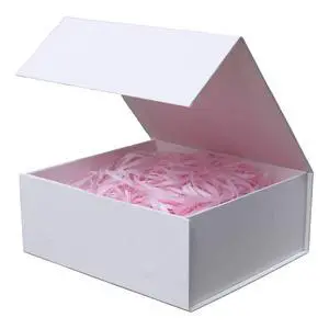 Rsgift White Gift Box With Lids, 9.7x7.2x3.3Inch, Magnetic Closure Boxes for Wedding, Birthday, Graduation Rsgift White Gift Box With Lids, 9.7x7.2x3.3Inch, Magnetic Closure Boxes for Wedding, Birthday, Graduation