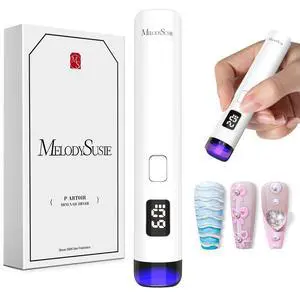 MelodySusie P-ART01R Handheld Flash Cure Nail Lamp with Eye-Protection Cover MelodySusie P-ART01R Handheld Flash Cure Nail Lamp with Eye-Protection Cover