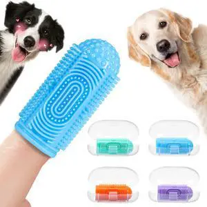 Finger Toothbrush 4Pack for Dogs Teeth Cleaning and Dental Care Finger Toothbrush 4Pack for Dogs Teeth Cleaning and Dental Care