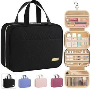 HOTOR Hanging Travel Toiletry Bag for Women and Men Essentials Black HOTOR Hanging Travel Toiletry Bag for Women and Men Essentials Black