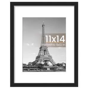 Upsimples 11x14 Picture Frame, Black, 1 Pack Upsimples 11x14 Picture Frame, Black, 1 Pack