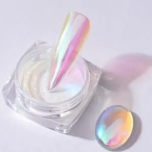 Pretty Diva 0.3g Mermaid Unicorn Chrome Aurora Iridescent Nail Powder Pretty Diva 0.3g Mermaid Unicorn Chrome Aurora Iridescent Nail Powder