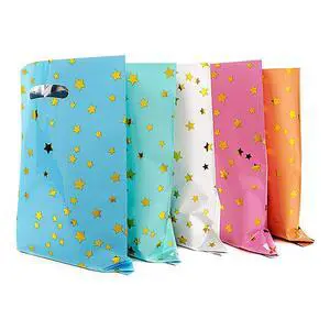 25 PCS Gift Bags Party Favor Bags 5 Colors with Star Pattern 25 PCS Gift Bags Party Favor Bags 5 Colors with Star Pattern