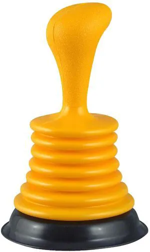PlumbCraft Mini Drain Bellows Sink Plunger, 11-Inch, for Kitchen & Bathroom Sinks, Heavy-Duty Clog Remover with Ergonomic Handle PlumbCraft Mini Drain Bellows Sink Plunger, 11-Inch, for Kitchen & Bathroom Sinks, Heavy-Duty Clog Remover with Ergonomic Handle
