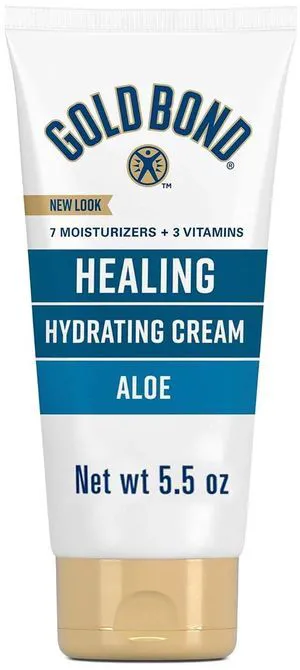 Gold Bond Healing Hydrating Lotion With Aloe 5.5oz, Moisturizes, Heals & Smooths Dry Skin, Delivers 24-Hour Hydration Gold Bond Healing Hydrating Lotion With Aloe 5.5oz, Moisturizes, Heals & Smooths Dry Skin, Delivers 24-Hour Hydration