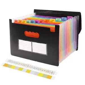 Mr. Pen Accordion File Organizer, Expanding File Folder with 12 Pockets Mr. Pen Accordion File Organizer, Expanding File Folder with 12 Pockets