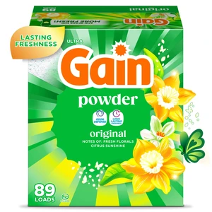 Gain Powder Laundry Detergent 82oz 89Loads Original Scent Gain Powder Laundry Detergent 82oz 89Loads Original Scent