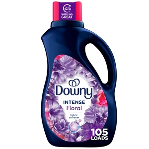 Downy Intense Fabric Softener Liquid, Floral Scent, 77 fl oz, 105 Loads Downy Intense Fabric Softener Liquid, Floral Scent, 77 fl oz, 105 Loads