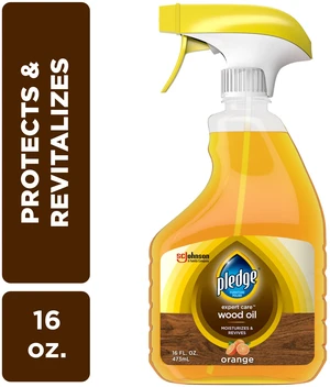 Pledge Expert Care Wood Oil Trigger Spray, Orange Scent, 16 oz Pledge Expert Care Wood Oil Trigger Spray, Orange Scent, 16 oz