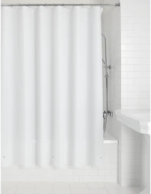 Mainstays PEVA Shower Curtain Liner, Lightweight, 70in x 71in, White Mainstays PEVA Shower Curtain Liner, Lightweight, 70in x 71in, White