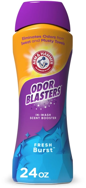 ARM & HAMMER Odor Blasters Fresh Burst In-Wash Laundry Scent Booster, 24oz Bottle ARM & HAMMER Odor Blasters Fresh Burst In-Wash Laundry Scent Booster, 24oz Bottle