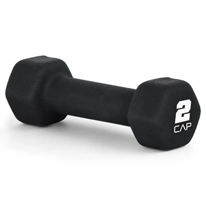 CAP 2lb Neoprene Dumbbell, Black, Single CAP 2lb Neoprene Dumbbell, Black, Single