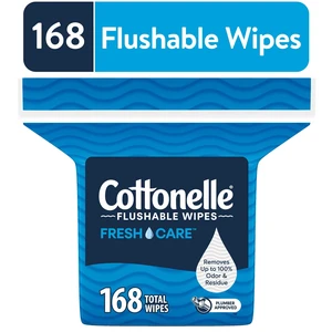 Cottonelle Fresh Care Flushable Wet Wipes, 1 Resealable Bag Cottonelle Fresh Care Flushable Wet Wipes, 1 Resealable Bag