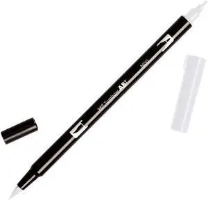 Tombow 56645 Dual Brush Pen, N00 - Colorless Blender, 1-Pack. Blendable, Brush and Fine Tip Marker Tombow 56645 Dual Brush Pen, N00 - Colorless Blender, 1-Pack. Blendable, Brush and Fine Tip Marker