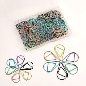 Multicolor Paperclips Metal Paper Clips Colored Paper Clamp Note Clips for School Office Wedding (100 Pieces) Multicolor Paperclips Metal Paper Clips Colored Paper Clamp Note Clips for School Office Wedding (100 Pieces)