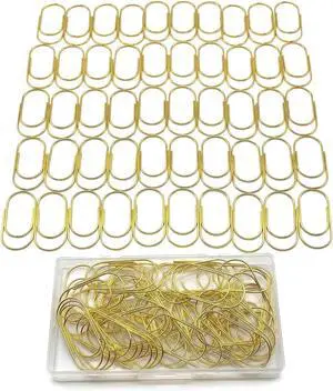 Jumbo Gold Paper Clips Heavy Duty Paperclips, 2 Inch, 50 Pcs | Large Size, Heavy Duty, Rust Resistant, Smooth Finish No Snag, Office Wedding Invitations Planner Home Use Jumbo Gold Paper Clips Heavy Duty Paperclips, 2 Inch, 50 Pcs | Large Size, Heavy Duty, Rust Resistant, Smooth Finish No Snag, Office Wedding Invitations Planner Home Use