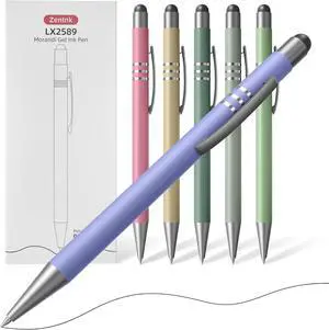 2 in 1 Black Ink Gel Pens with Stylus Tips, Quick-Drying,Smooth Writing. | Supports teaching on iPad&writing on paper,0.5mm Fine Point,6-Pack Morandi colors Gift Box for Journaling, School, Office. 2 in 1 Black Ink Gel Pens with Stylus Tips, Quick-Drying,Smooth Writing. | Supports teaching on iPad&writing on paper,0.5mm Fine Point,6-Pack Morandi colors Gift Box for Journaling, School, Office.