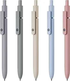 erofa 5 PCS Zennyth Gel Pens Quick Dry Fine Point Premium Retractable Rolling Ball Black Ink Smooth Writing Pens for School Office (Morandi) erofa 5 PCS Zennyth Gel Pens Quick Dry Fine Point Premium Retractable Rolling Ball Black Ink Smooth Writing Pens for School Office (Morandi)