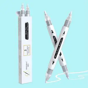 Pinturale Arts White Acrylic Paint Pen | Set 2 White Acrylic Marker Dual Tip (Fine 0,7mm and Medium 3mm) | For Black Paper, Ceramics, Rock Painting, Glass, Wood, Canvas, Metal Pinturale Arts White Acrylic Paint Pen | Set 2 White Acrylic Marker Dual Tip (Fine 0,7mm and Medium 3mm) | For Black Paper, Ceramics, Rock Painting, Glass, Wood, Canvas, Metal