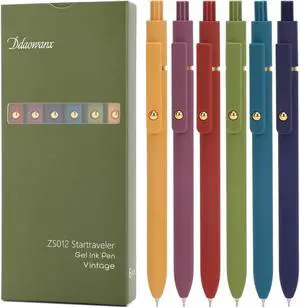 Ddaowanx Gel Pens,6 Pcs 0.5mm Retractable Quick Dry Black Ink Pens | Fine Point Smooth Writing Pens for Journaling and Planner,Cute Desk Accessories Office&School Supplies,Gifts for Women Ddaowanx Gel Pens,6 Pcs 0.5mm Retractable Quick Dry Black Ink Pens | Fine Point Smooth Writing Pens for Journaling and Planner,Cute Desk Accessories Office&School Supplies,Gifts for Women
