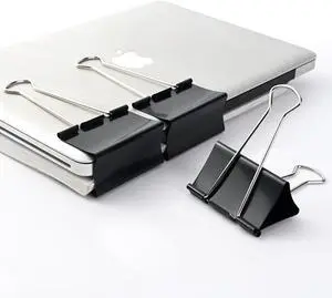 Extra Large Binder Clips 3 inch super big Binder Clips 6 Pack Big Metal Paper Clamps Black (3 Inch) Extra Large Binder Clips 3 inch super big Binder Clips 6 Pack Big Metal Paper Clamps Black (3 Inch)