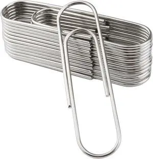 14 PCS 4 Inch (100mm) Extra Large Paper Clips Silver Rust Resistant Metal Strong Jumbo Paperclips for Office School Documents 14 PCS 4 Inch (100mm) Extra Large Paper Clips Silver Rust Resistant Metal Strong Jumbo Paperclips for Office School Documents