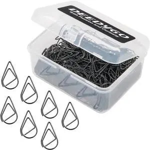 DEEDYGO 250 PCS Black Paper Clips Teardrop Paperclips, 1 Inch | Stainless Steel, Cute Drop-shape, Office Stationery, Wedding Invitations, Scrapbooking Crafts, Bookmarks, Women Planners DEEDYGO 250 PCS Black Paper Clips Teardrop Paperclips, 1 Inch | Stainless Steel, Cute Drop-shape, Office Stationery, Wedding Invitations, Scrapbooking Crafts, Bookmarks, Women Planners
